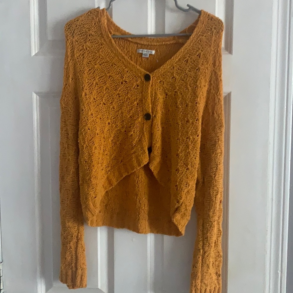 Yellow sweater